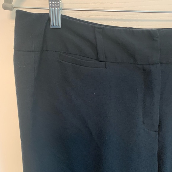 Larry Levine navy blue Straight Leg Pants. Size 10 short. - Picture 2 of 9